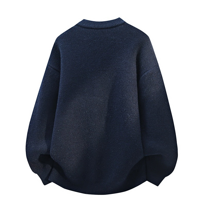 Damen Oversize Strickcardigan mit Rautenmuster & Knopfleiste Drune