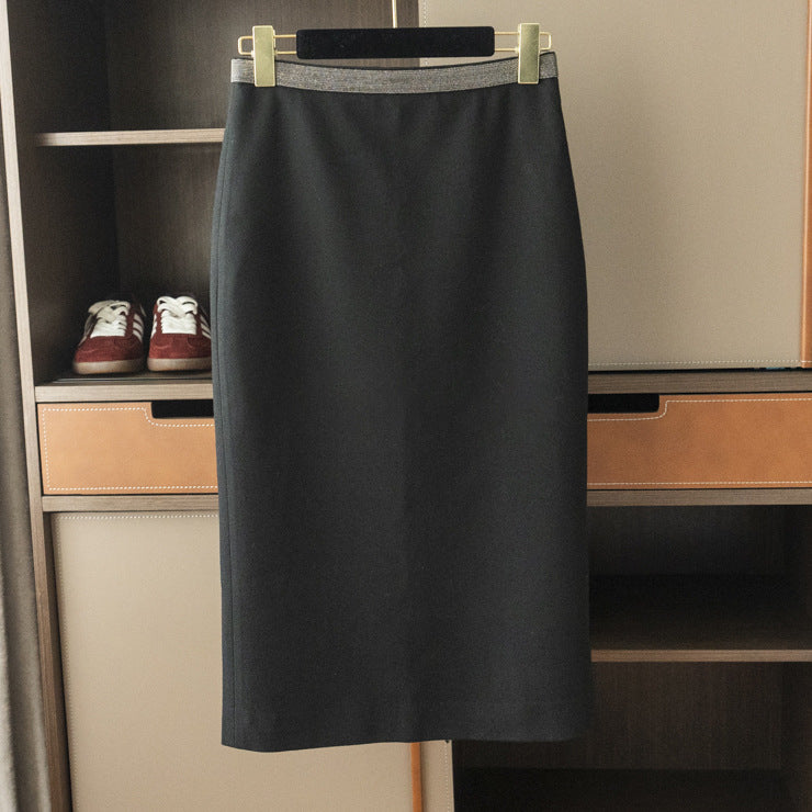 Damen Eleganter Bleistiftrock aus hochwertigem Material Drune