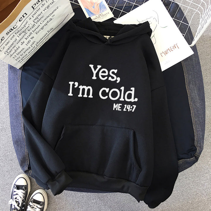 Damen nan Statement-Kapuzenpullover in Oversize-Passform mit weichem Fleecefutter und Kängurutasche Drune