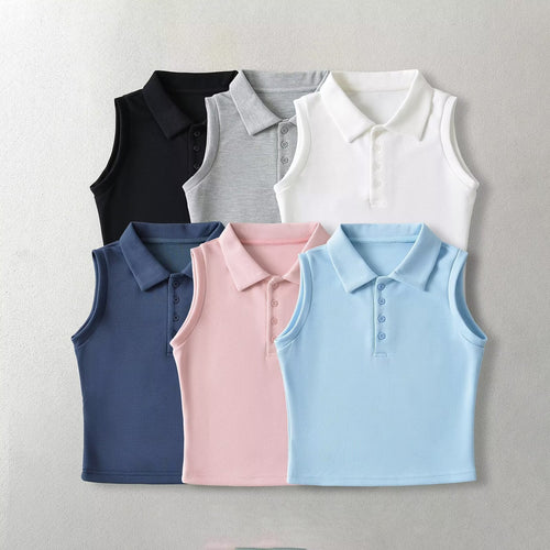 Damen Polo-Top ohne Ärmel mit feuchtigkeitsregulierender Funktion Drune