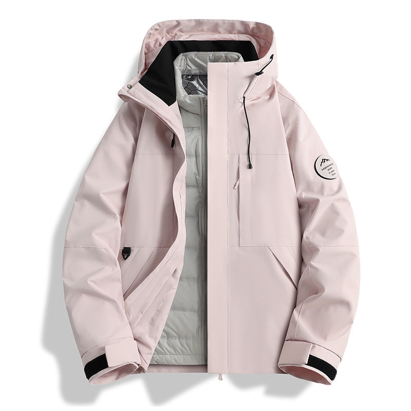 Damen Wasserdichte und isolierte Outdoor-Jacke Drune