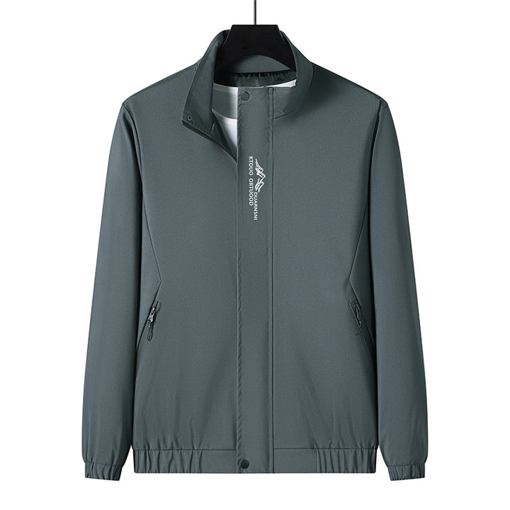 Herren Leichte Sportjacke mit hohem Kragen Drune