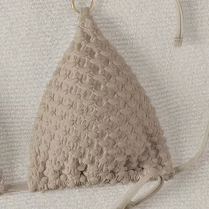 Damen Triangel-Bikini mit geflochtener Struktur Drune