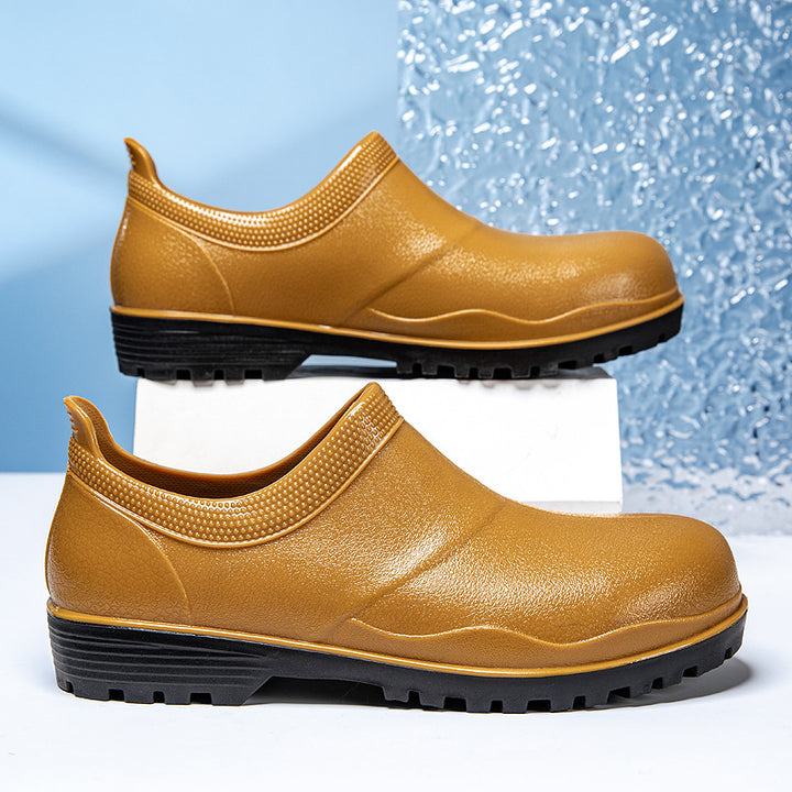Unisex Wasserdichte Slip‑On Arbeitsschlupf mit profiliertem Anti‑Rutsch Laufsohlen‑Design Drune