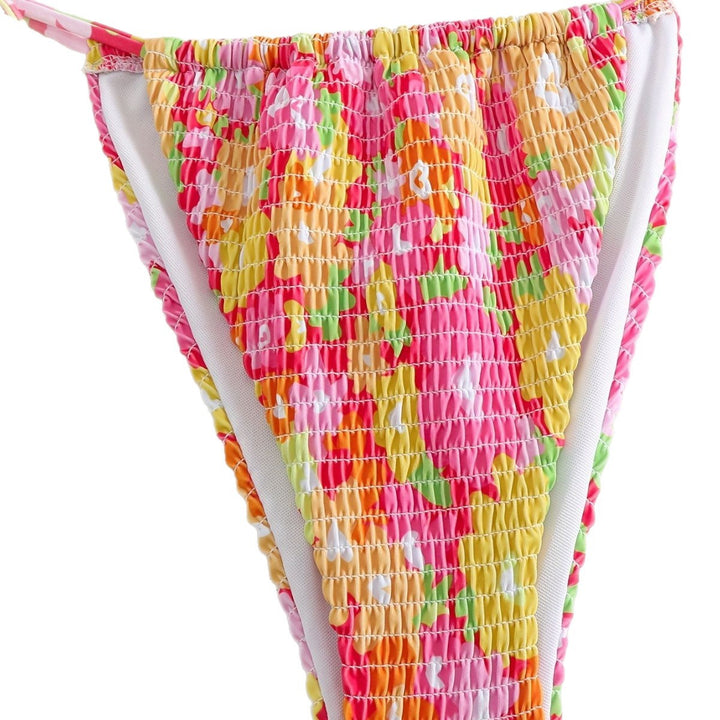 Damen Triangel-Bikini-Set mit floralem Design Drune