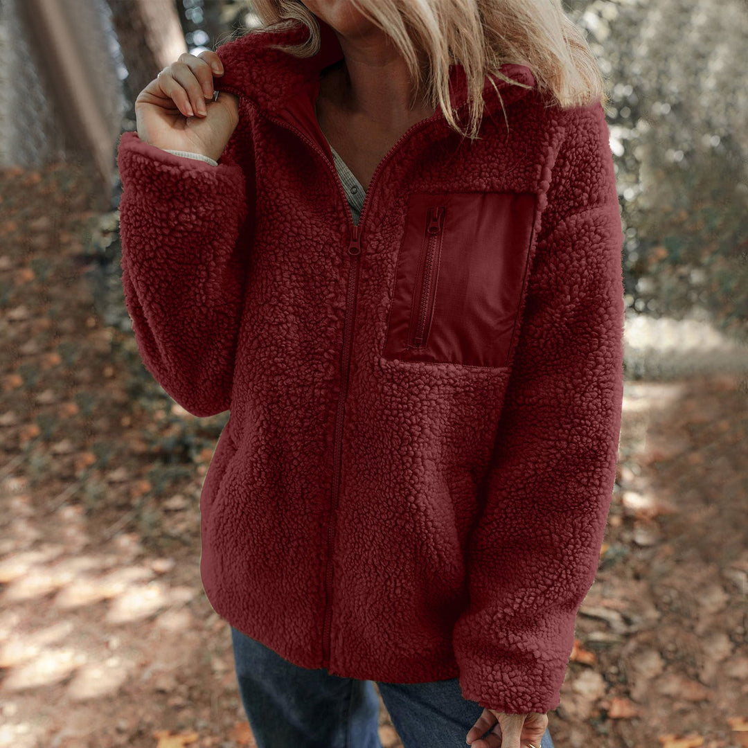 Damen Jacke mit hochabschließendem Kragen und praktischer Brusttasche Drune