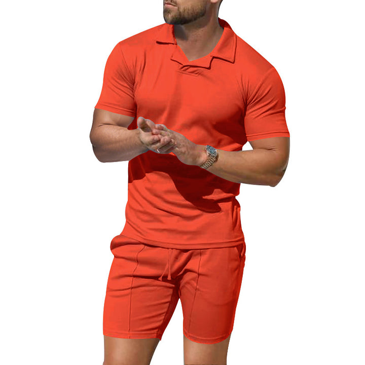 Herren Sportliches Kurzarm-Poloshirt mit innovativem Design und atmungsaktiver Funktion Drune