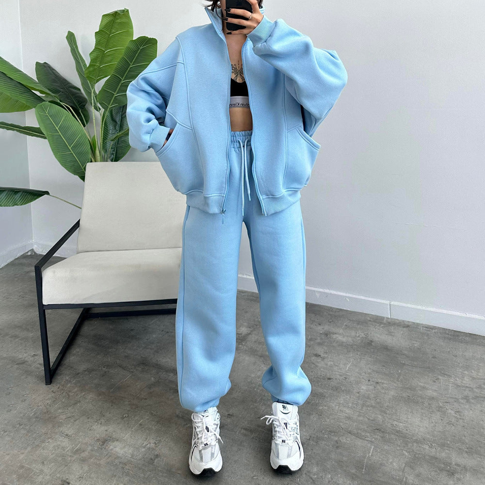 Damen sportliches Loungewear-Set mit hoher Qualität und lässigem Schnitt Drune