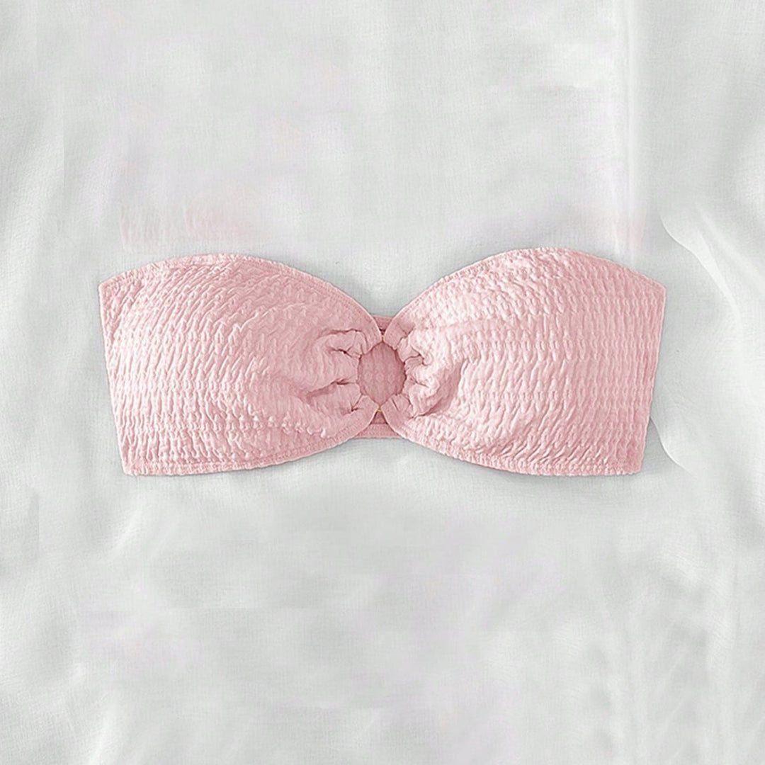 Damen Bandeau-Bikinioberteil mit strukturierter Oberfläche Drune