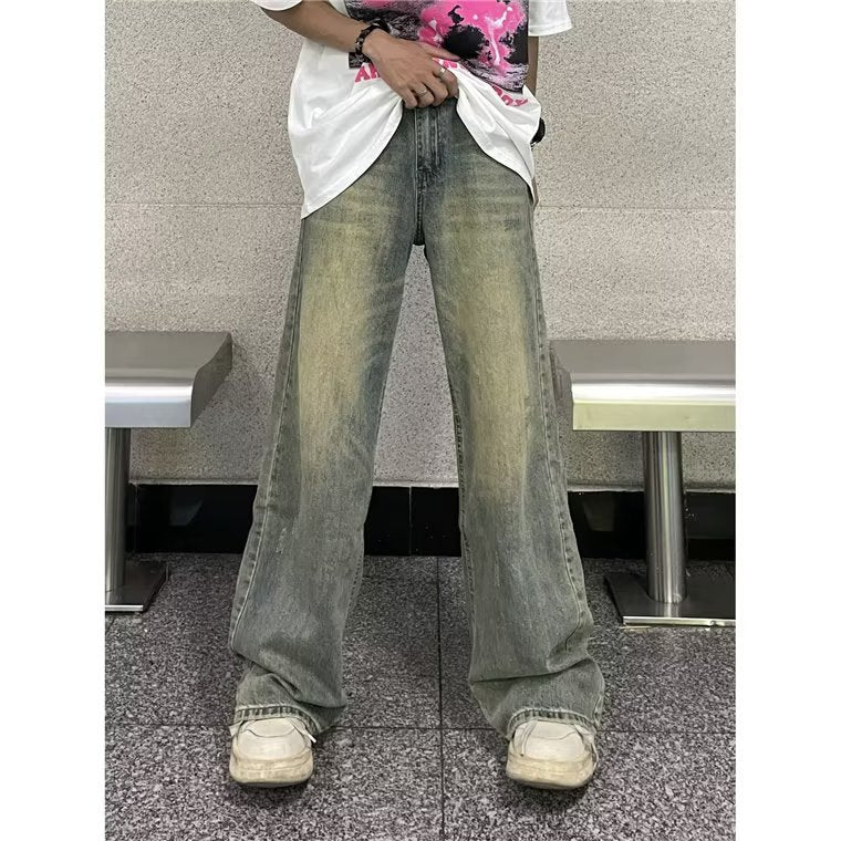 Damen Weite Jeans mit distressed Look und lässigem Schnitt Drune
