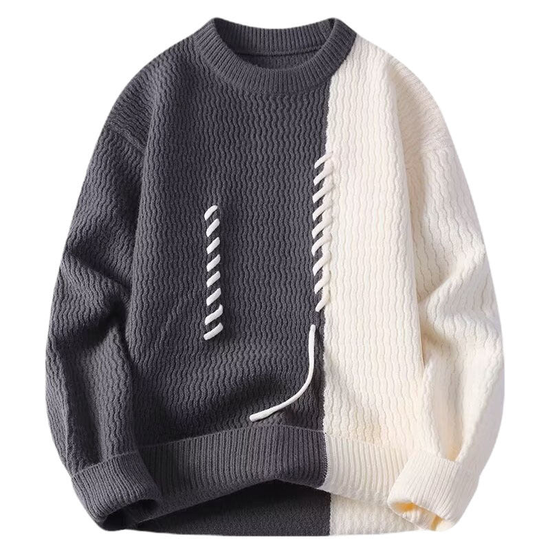 Herren Modischer Pullover mit Struktur Drune