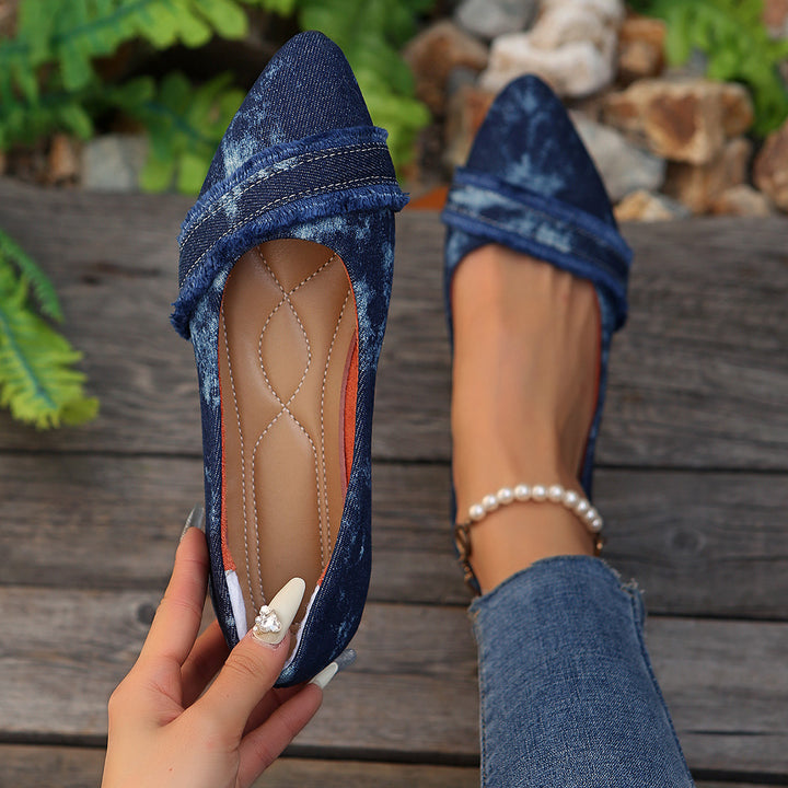 Damen elegante und modische Ballerinas Drune