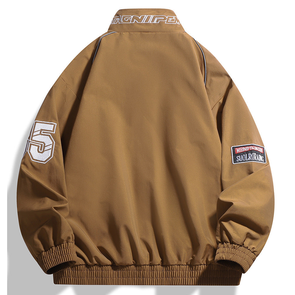 Herren Freizeitjacke mit hohem Kragen Drune
