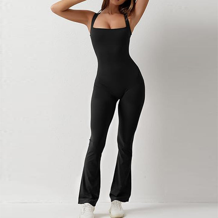Damen Fitness-Jumpsuit mit figurbetontem Schnitt Drune