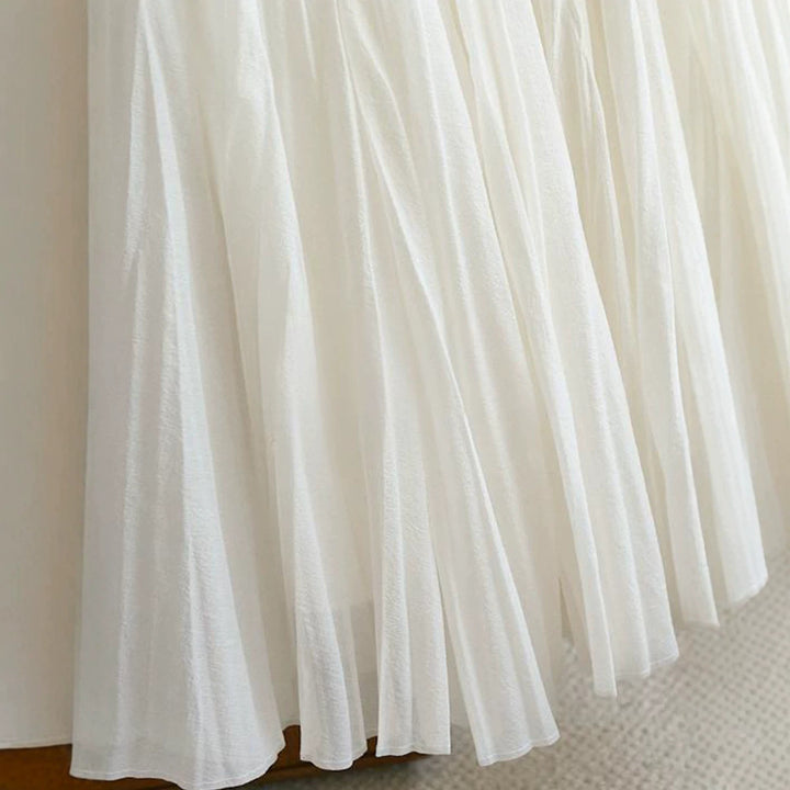 Damen Eleganter und fließender Maxirock Drune