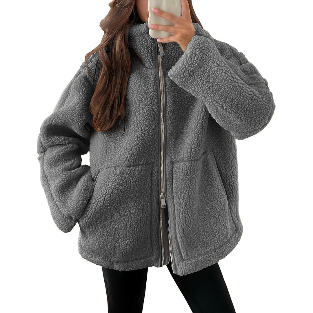 Damen Gemütlicher Fleece-Hoodie Drune