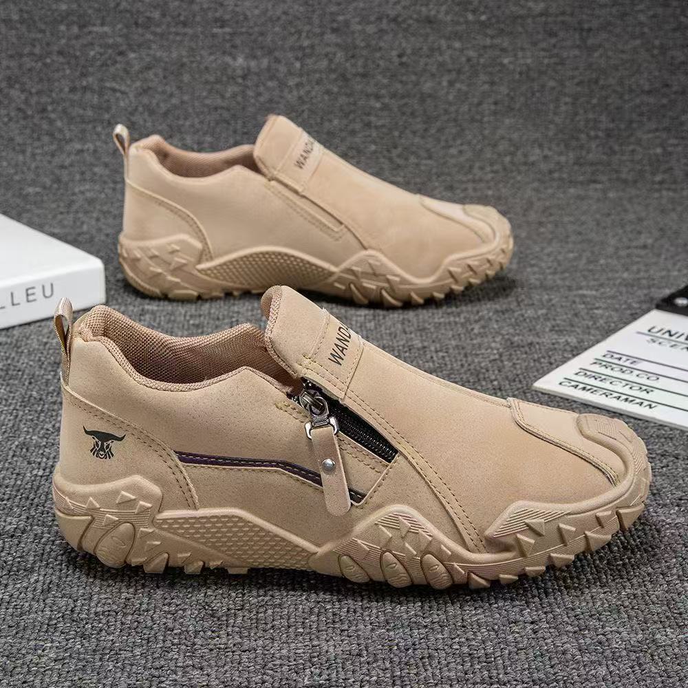 Herren Robuster Outdoor-Sneaker mit Reißverschluss und profiliertem Trail-Profil Drune
