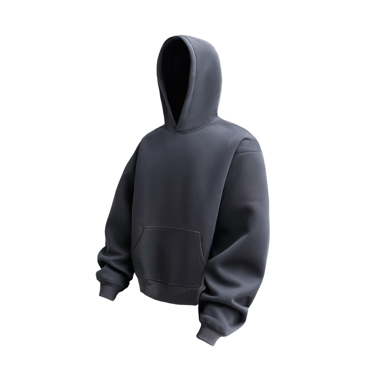 Unisex Oversize-Kapuzenpullover aus schwerer Fleecequalität mit Kängurutasche Drune