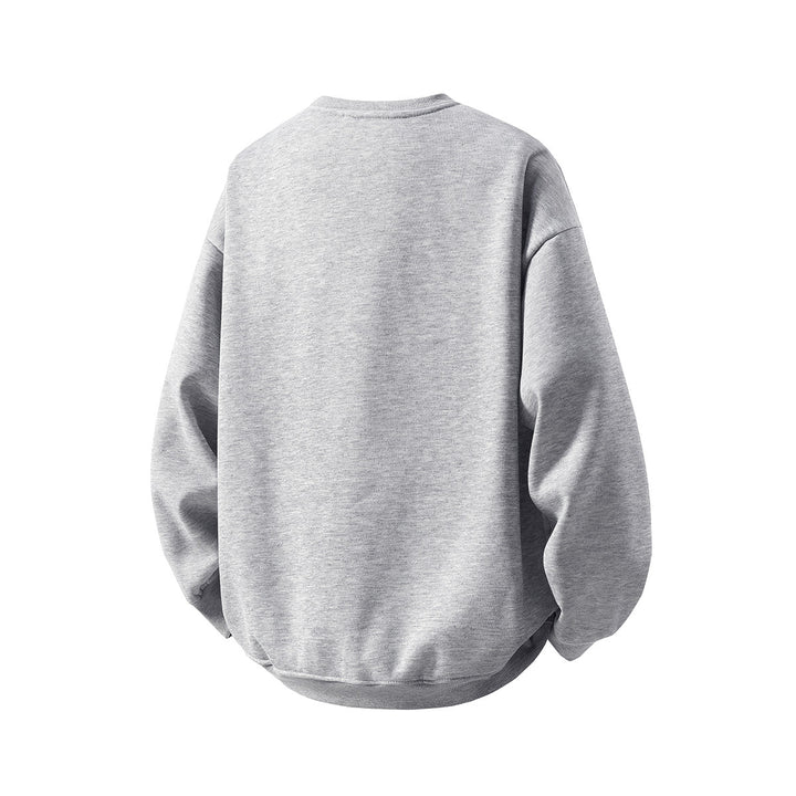 Unisex Oversized Rundhals-Sweatshirt aus French-Terry mit überschnittener Schulter Drune
