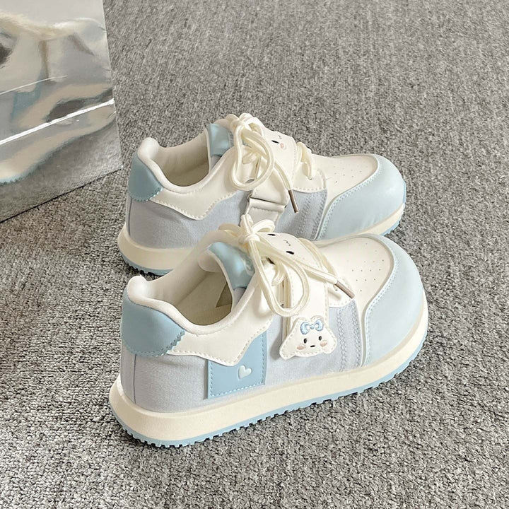 Damen Sportliche Sneakers mit niedlichen Tiermotiven und komfortabler Sohle Drune