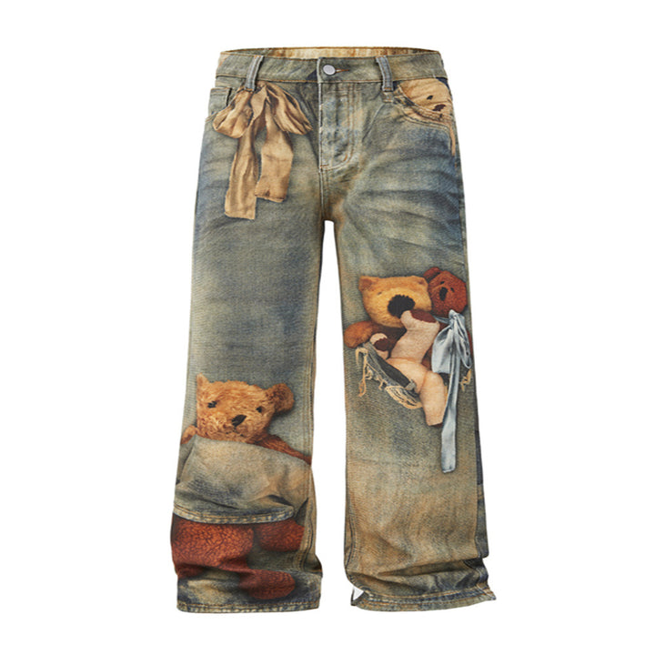 Damen Trendige Freizeitjeans Drune