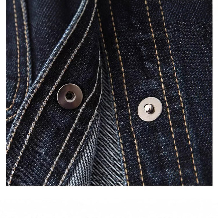 Damen Jeansjacke mit zwei aufgesetzten Brusttaschen und klassischem Kragen Drune