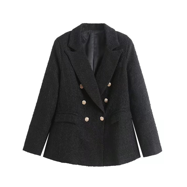 Damen Doppelt-knöpfige Blazerjacke