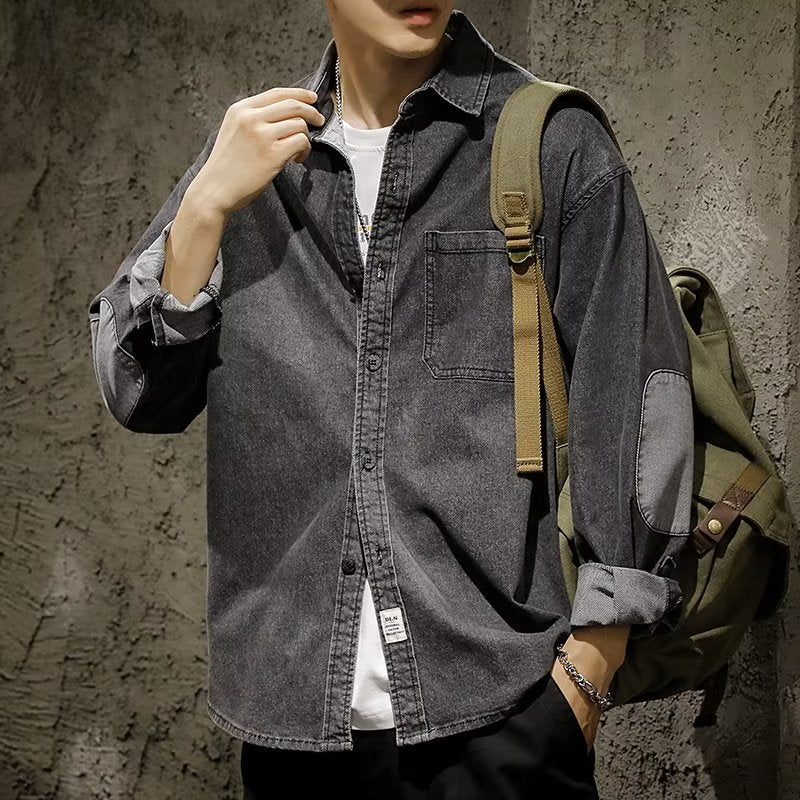 Herren Denimbluse Drune