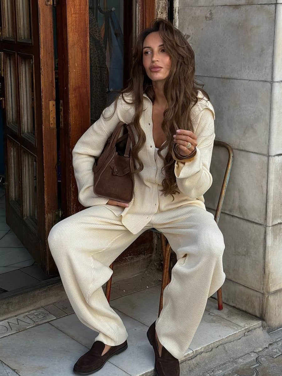 Drune | Royal Mile Strickjacke und Hose Zwei Teiliger Anzug