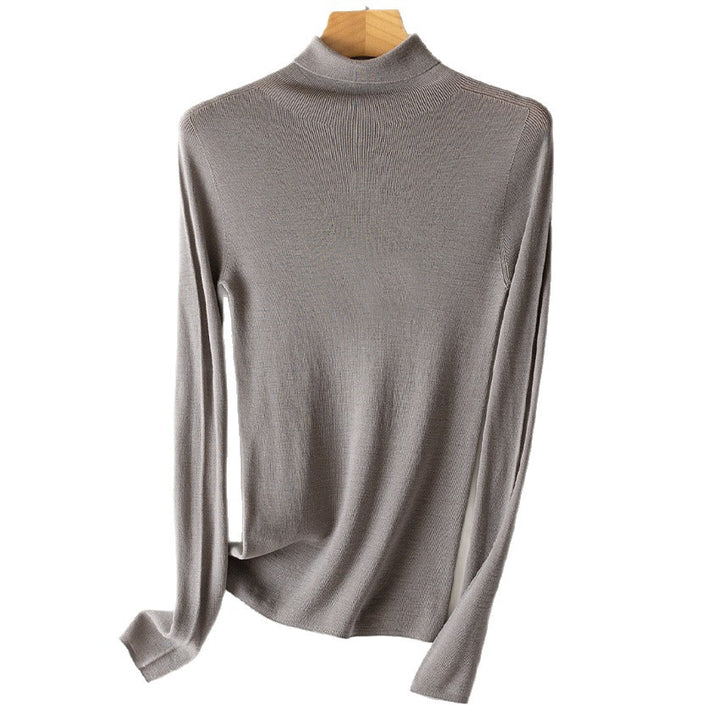 Damen Leichter Feinstrick-Rollkragenpullover mit fließender Passform Drune