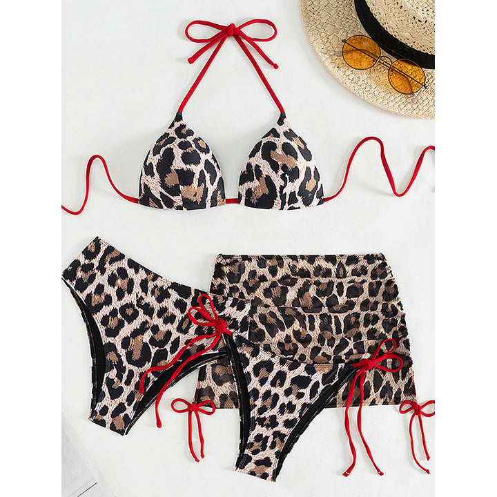 Damen Triangel-Bikini mit lässigem Wickelrock Drune