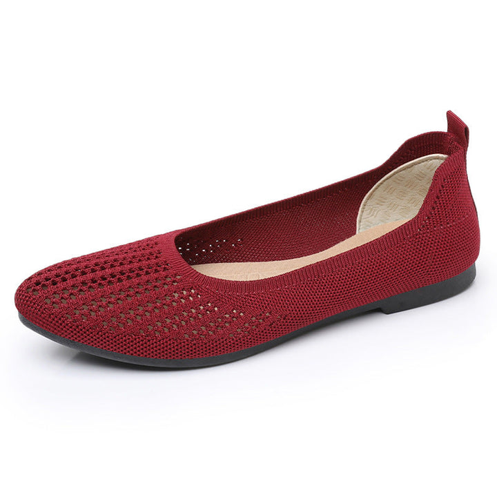 Damen Komfortable Ballerinas mit atmungsaktiver Netzstruktur und weichem Innenfutter Drune