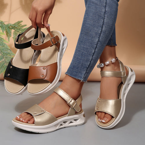 Damen verstellbare Komfortsandalen Drune