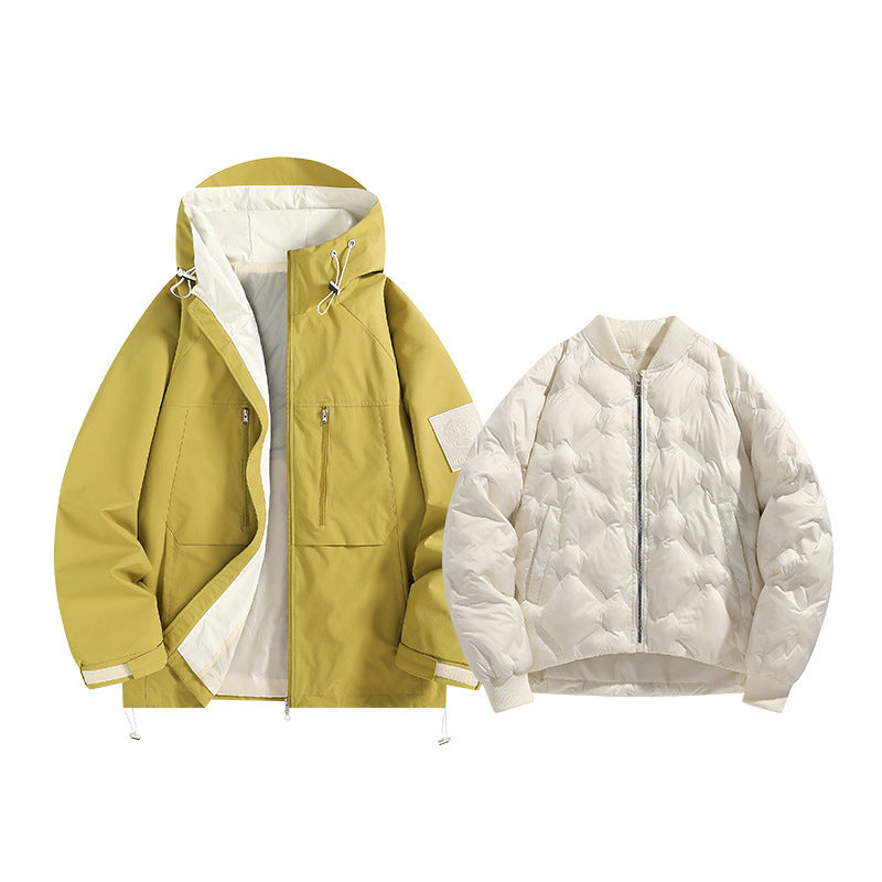 Damen Multifunktionale Übergangsjacke mit abnehmbarer Innenjacke Drune