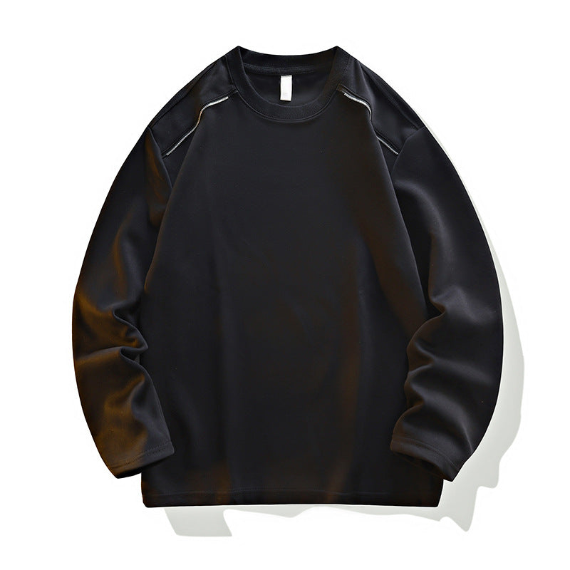 Unisex Oversize Langarm-Sweatshirt mit Raglannähten und Rundhalsausschnitt Drune