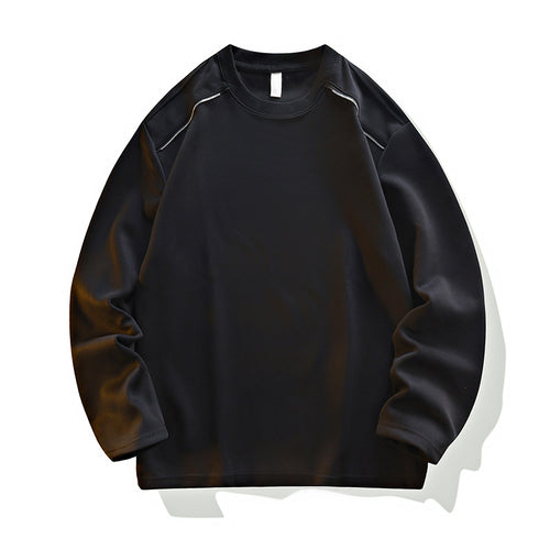 Unisex Oversize Langarm-Sweatshirt mit Raglannähten und Rundhalsausschnitt Drune
