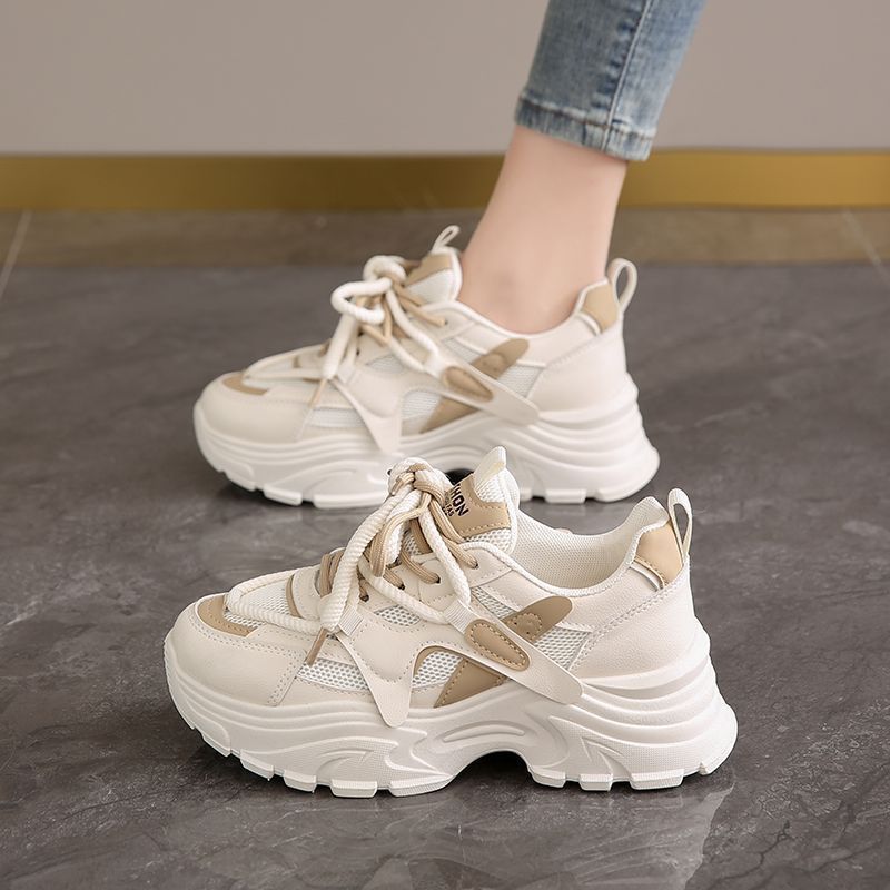 Damen Sportliche Chunky Sneakers mit atmungsaktiver Mesh-Oberfläche und dämpfendem Komfort Drune
