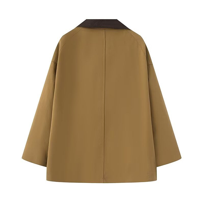 Damen lässige Übergangsjacke mit praktischen Pattentaschen Drune