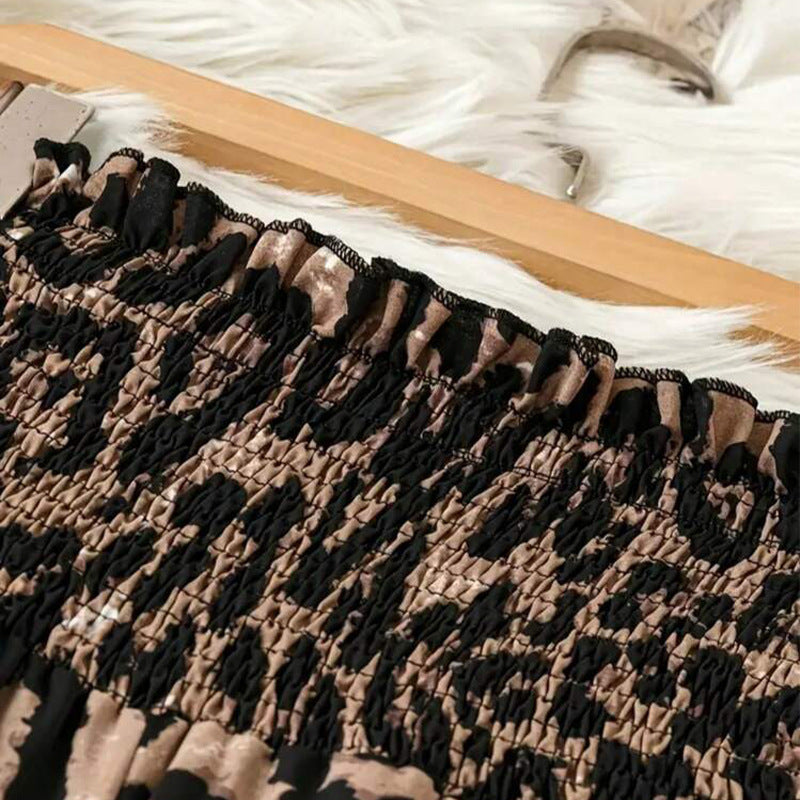 Damen Leichte und luftige Leggings mit animalischem Print Drune