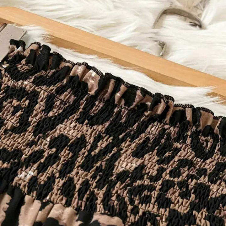 Damen Leichte und luftige Leggings mit animalischem Print Drune