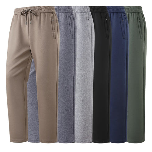 Herren Tech-Jogginghose mit elastischem Bund, Reißverschlusstaschen & Bündchen Drune