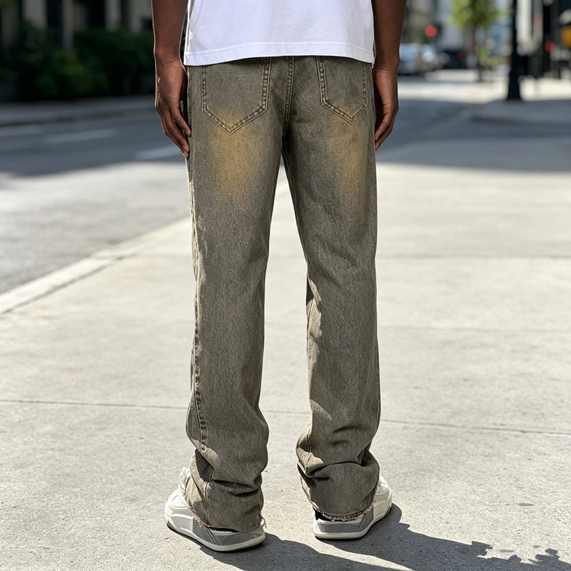 Herren Klassische Slim Fit Jeans Drune