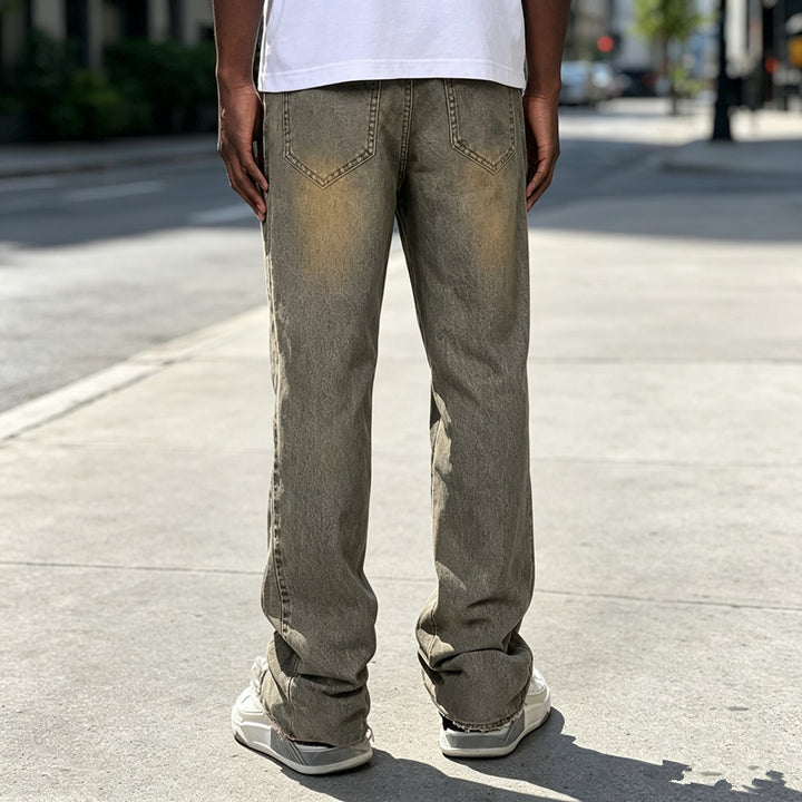 Herren Klassische Slim Fit Jeans Drune