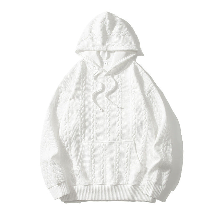 Herren Kapuzenpullover mit strukturiertem Muster Drune