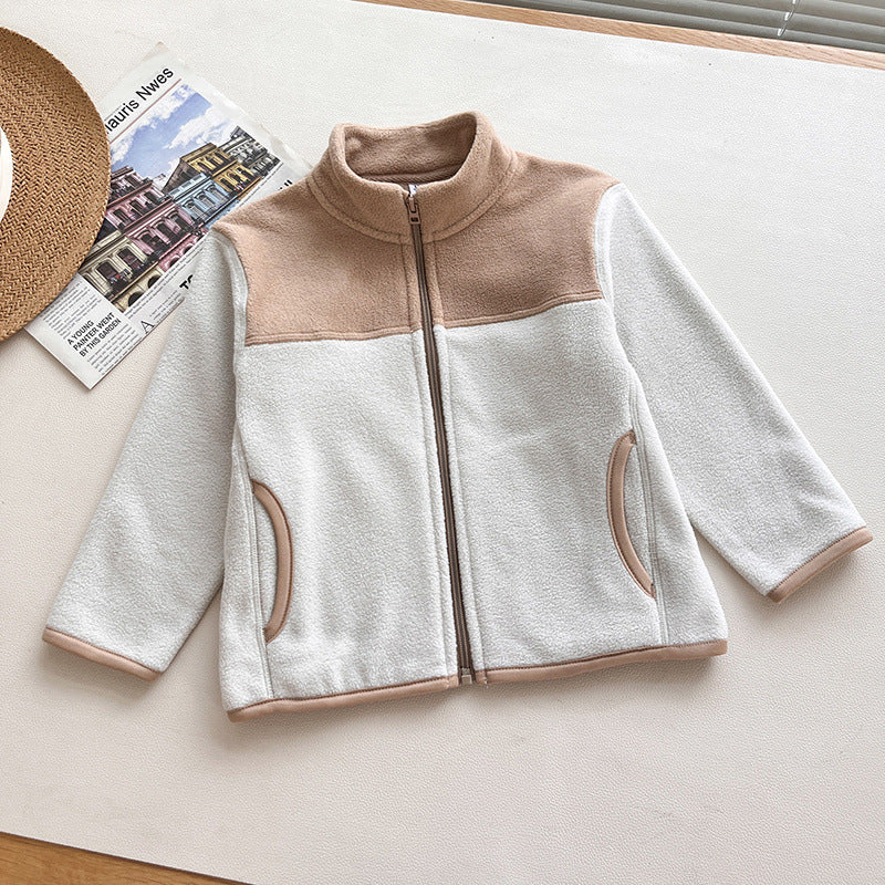 Damen Fleecejacke mit hochschließendem Kragen und praktischen Reißverschlusstaschen Drune