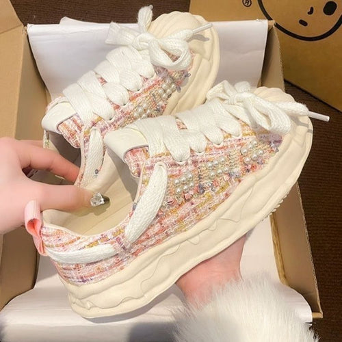 Damen Sneakers mit luxuriösen Details Drune