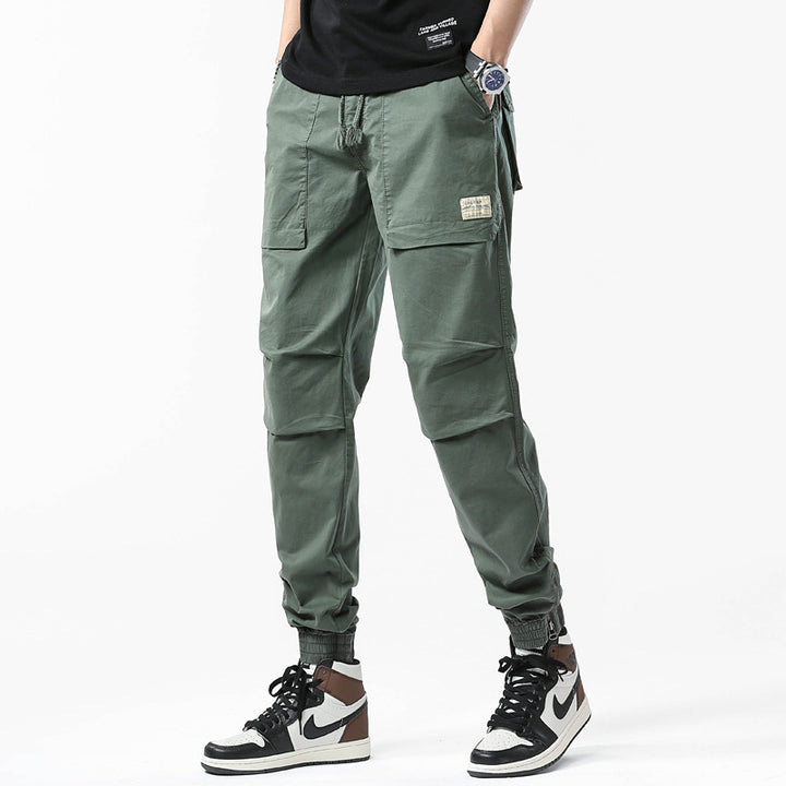 Herren Utility-Joggerhose im Tapered-Cut mit großen Klappfächern und elastischem Knöchelabschluss Drune