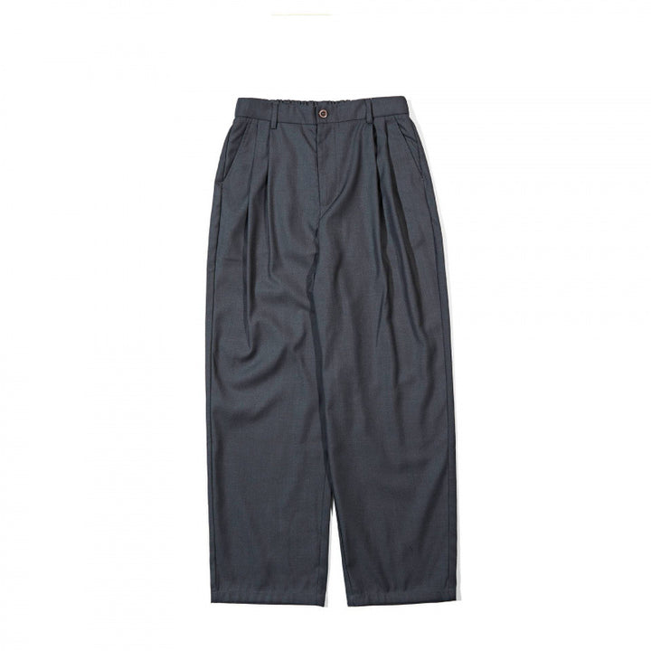 Damen Weite Highwaist-Hose mit Bundfalten, verkürztem Saum und tapered Schnitt Drune
