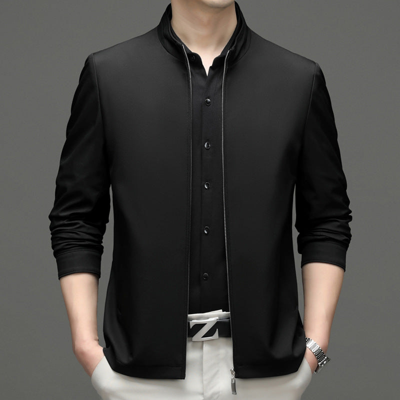 Herren moderne Sportjacke mit praktischem Stehkragen und Atmungsaktivität Drune