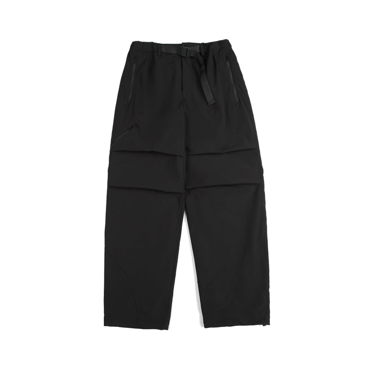 Unisex Technische Cargo-Caprihose mit elastischem Bund, integriertem Gurt und wasserdichten Reißverschlüssen Drune